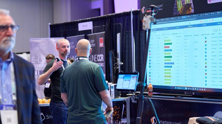 Exhibition booths showcasing data centre retrofit solutions