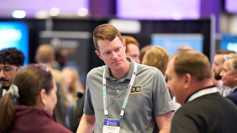 Exhibition booths showcasing data centre retrofit solutions